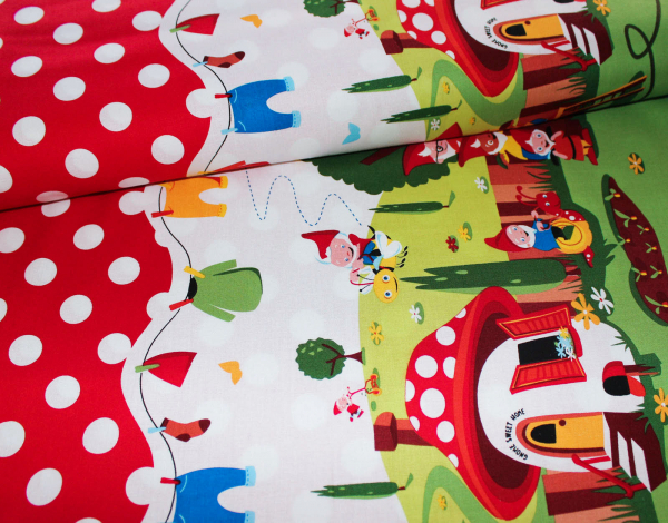 Designerbaumwollstoff Gnomville Rapport (57 cm)